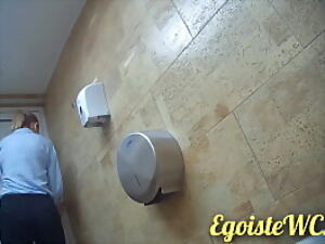 NEW! Close-up pissing girl',s slit roughly execrate handed skilled to forwards toilet! (155th issue)